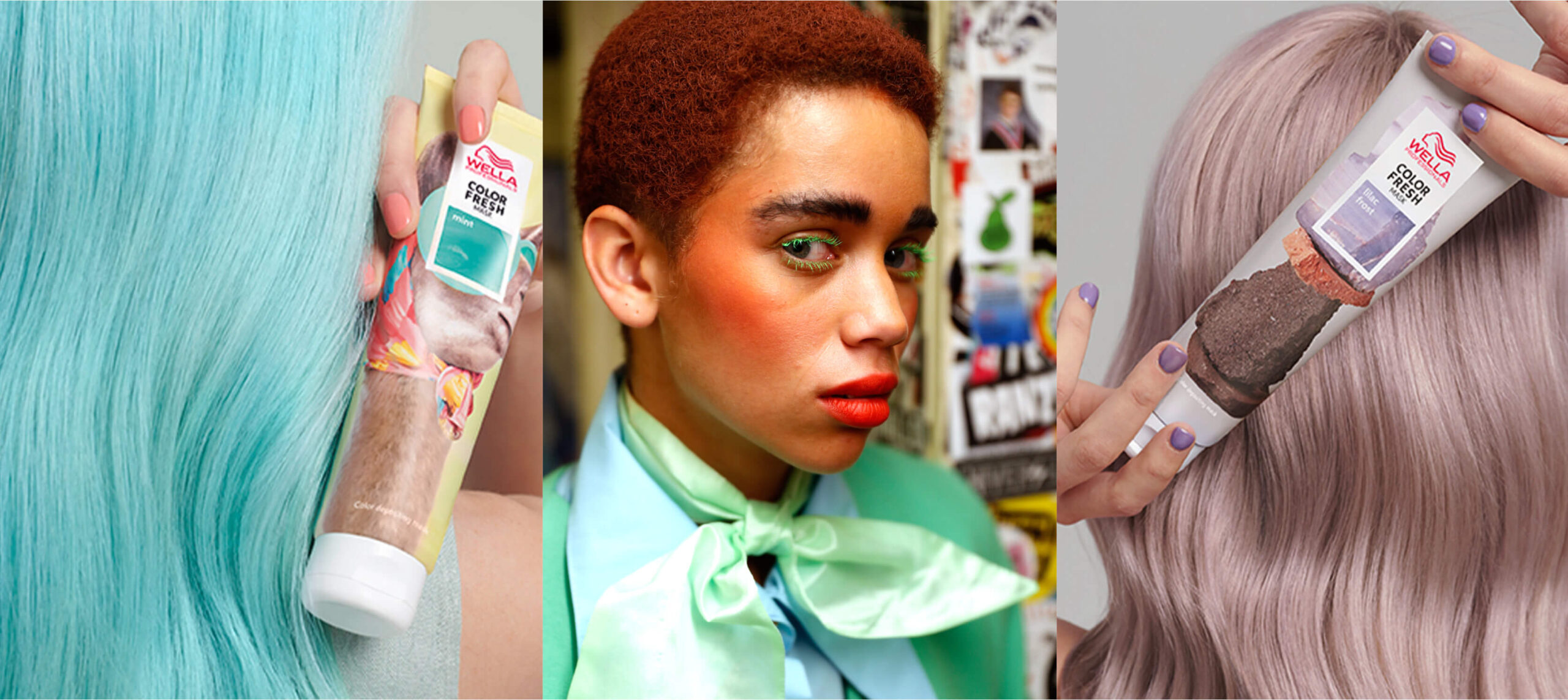De Wella Color Fresh Masks Kleurde de September Editie van AFW