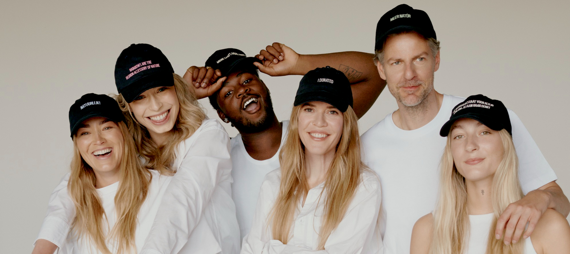 Tess van Zalinge designs unique caps for WWF with 5 influencers